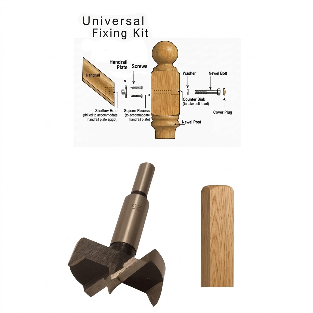 Oak Fixtures & Accessories